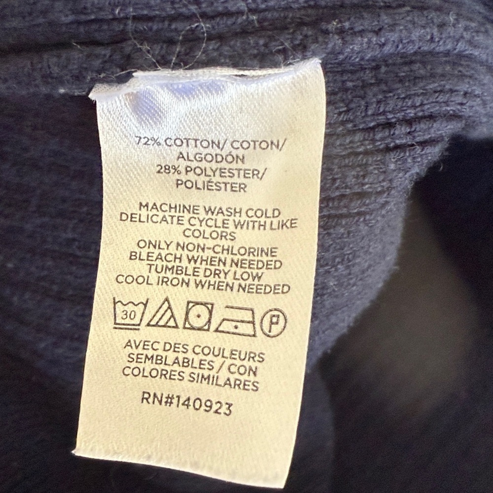 LOFT Women’s Dark Blue Crewneck Sweater - Picture 9 of 11